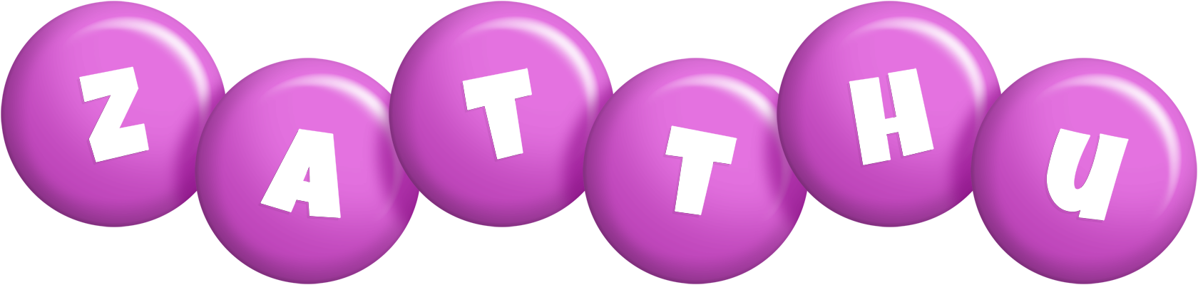 Zatthu candy-purple logo