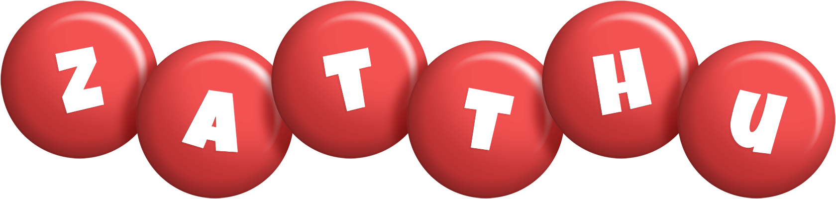 Zatthu candy-red logo