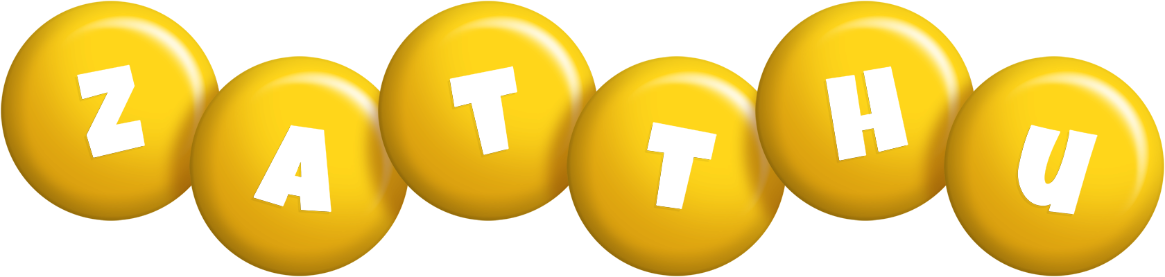 Zatthu candy-yellow logo