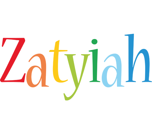 Zatyiah birthday logo