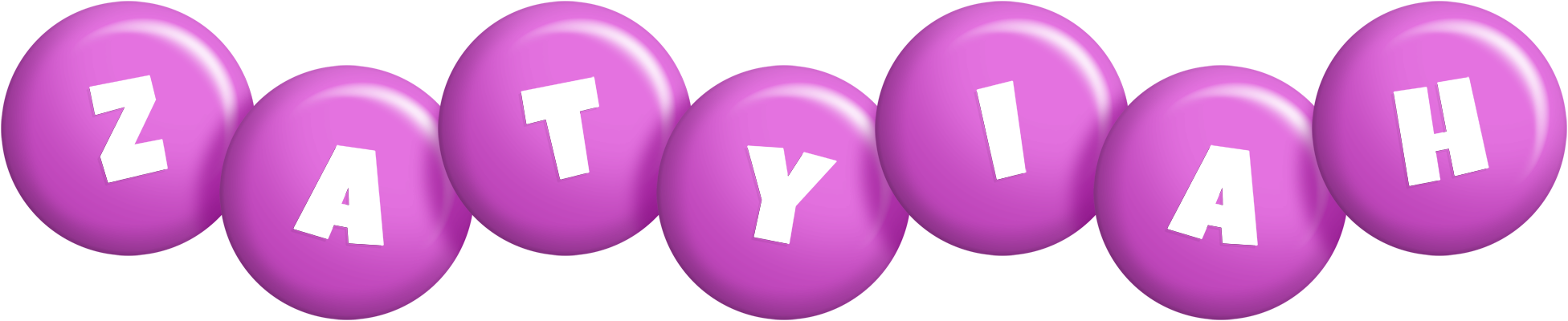 Zatyiah candy-purple logo