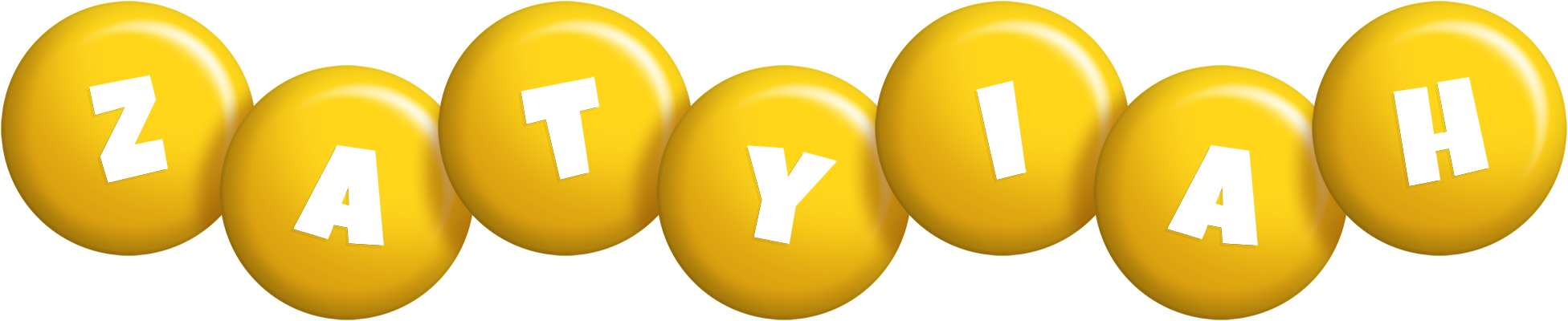 Zatyiah candy-yellow logo