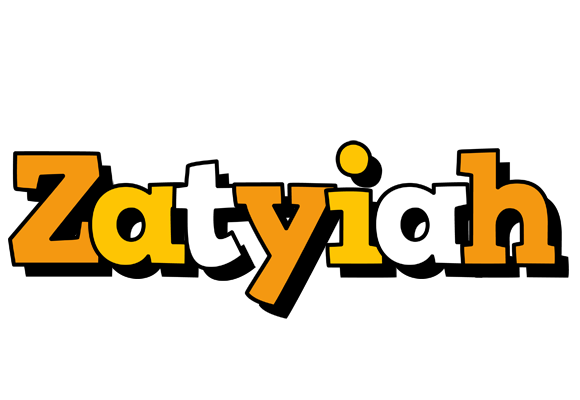 Zatyiah cartoon logo