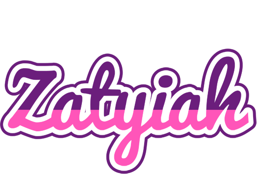 Zatyiah cheerful logo