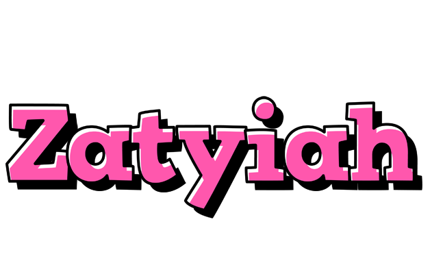 Zatyiah girlish logo