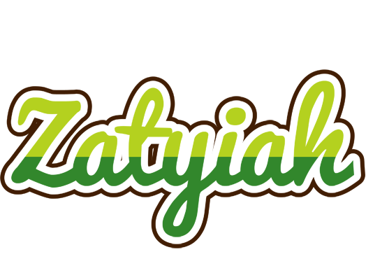 Zatyiah golfing logo