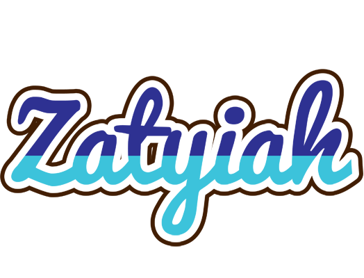 Zatyiah raining logo