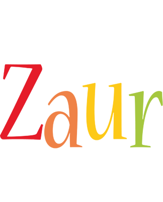 Zaur birthday logo