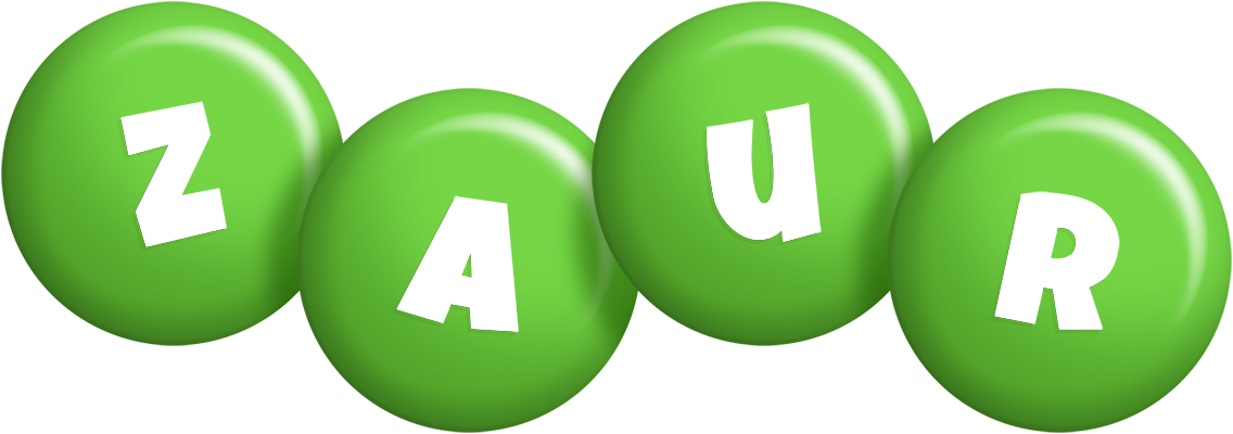 Zaur candy-green logo