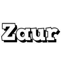 Zaur snowing logo