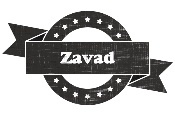 Zavad grunge logo