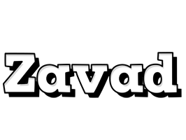 Zavad snowing logo