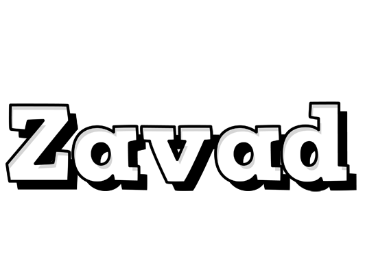 Zavad snowing logo