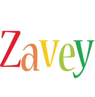Zavey birthday logo