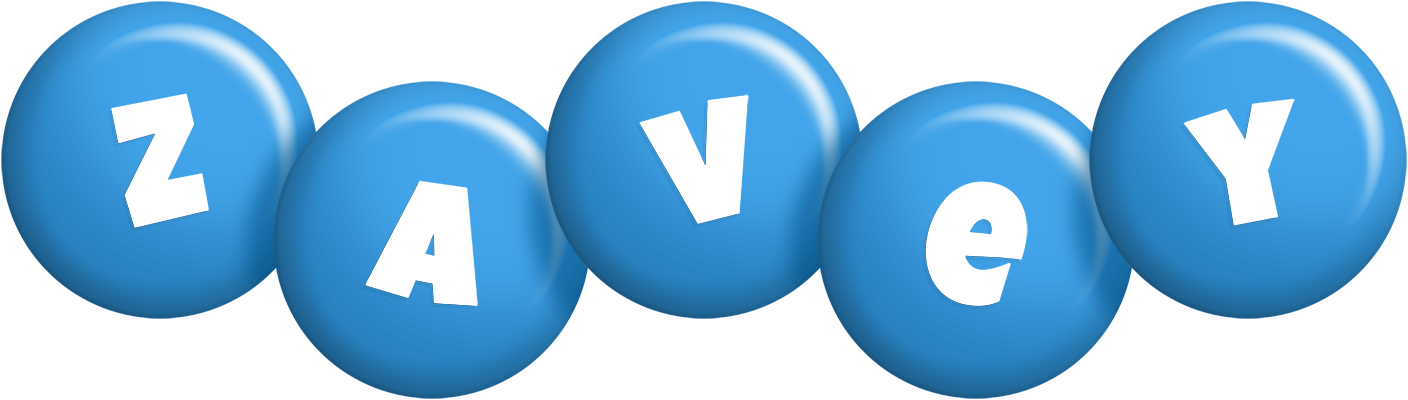 Zavey candy-blue logo