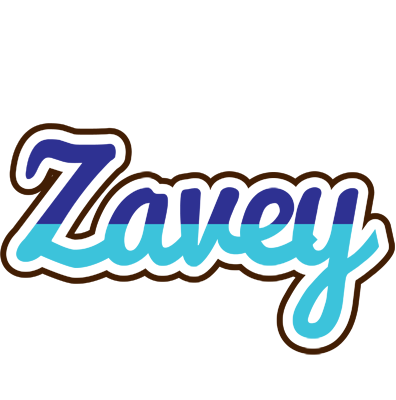 Zavey raining logo