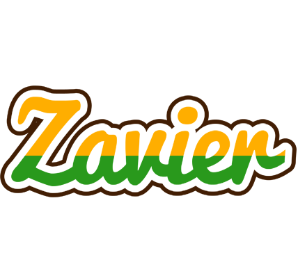 Zavier banana logo