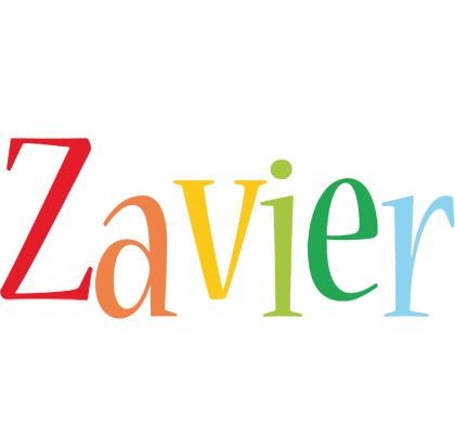 Zavier birthday logo