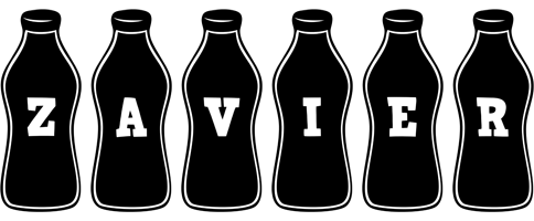 Zavier bottle logo
