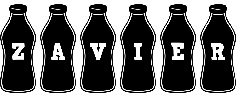 Zavier bottle logo