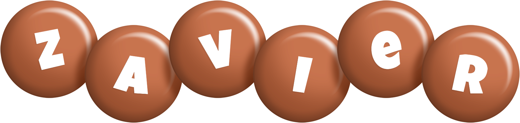 Zavier candy-brown logo