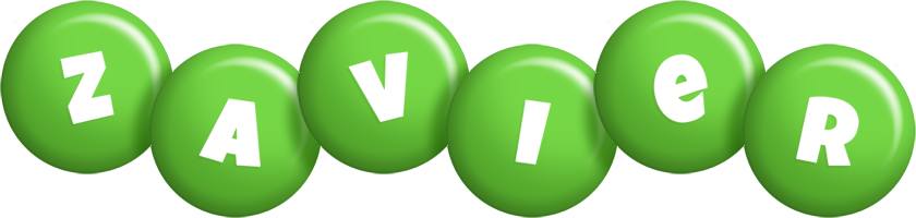 Zavier candy-green logo