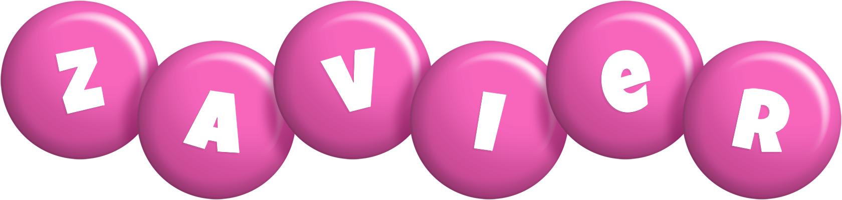 Zavier candy-pink logo