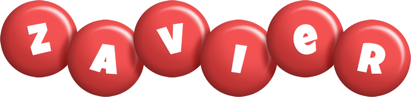 Zavier candy-red logo