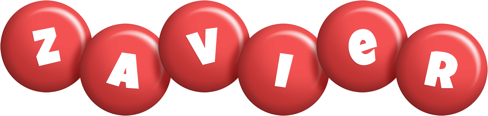 Zavier candy-red logo