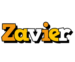 Zavier cartoon logo