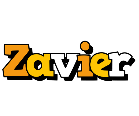 Zavier cartoon logo
