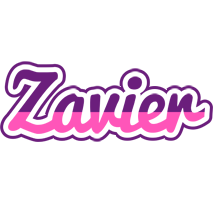 Zavier cheerful logo