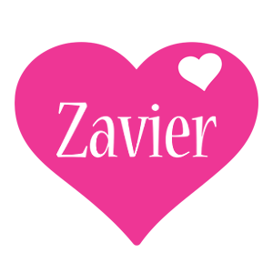 Zavier love-heart logo