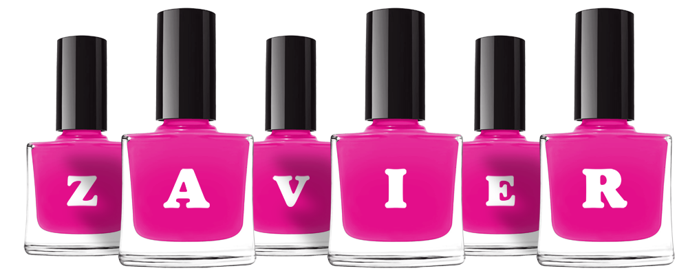 Zavier nails logo