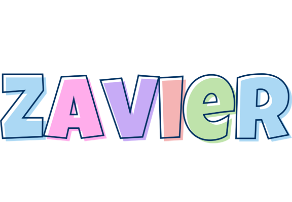 Zavier pastel logo