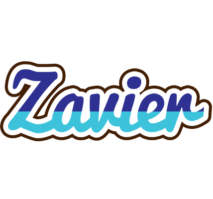 Zavier raining logo