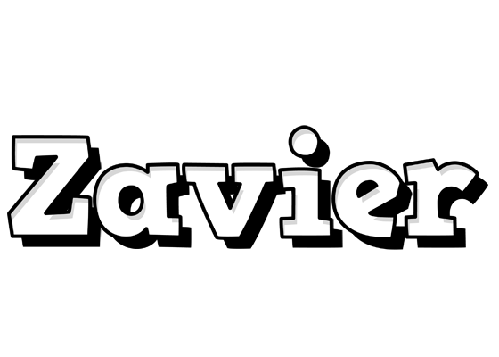 Zavier snowing logo