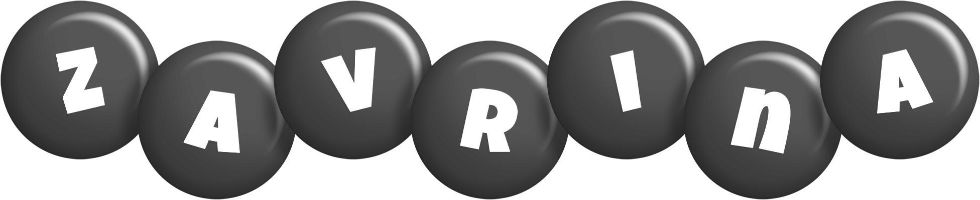 Zavrina candy-black logo