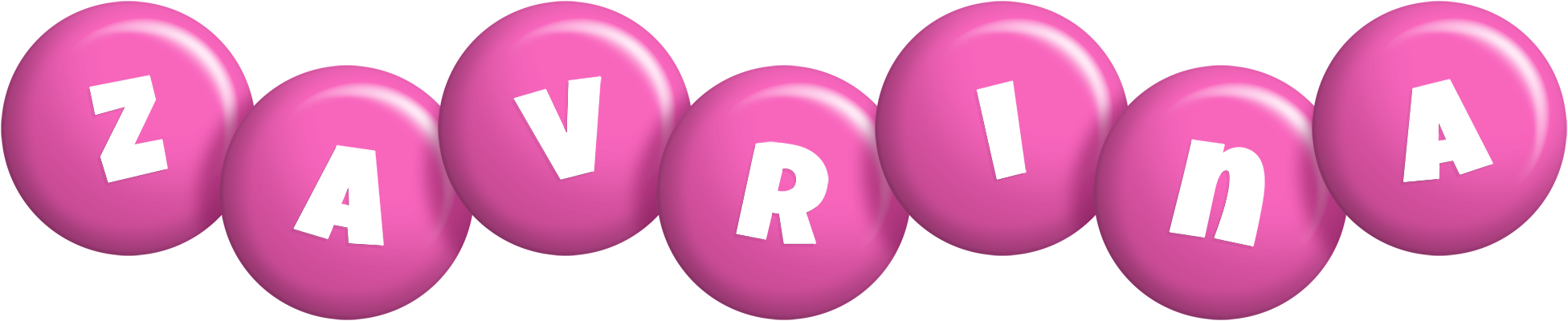 Zavrina candy-pink logo