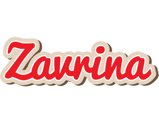 Zavrina chocolate logo