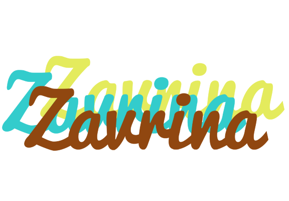Zavrina cupcake logo