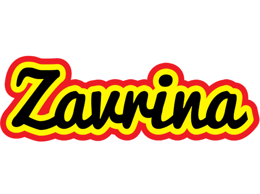 Zavrina flaming logo