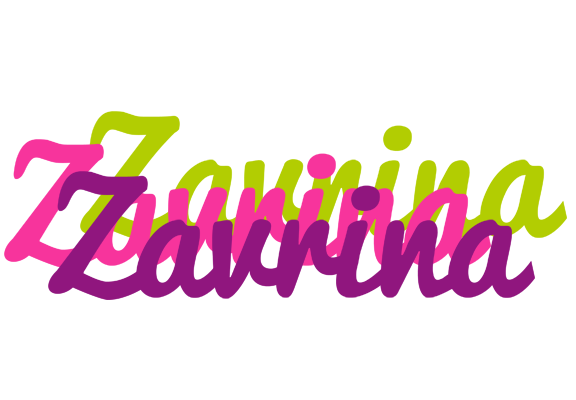 Zavrina flowers logo