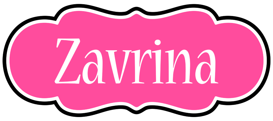 Zavrina invitation logo