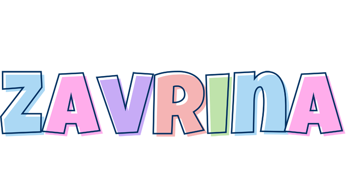 Zavrina pastel logo