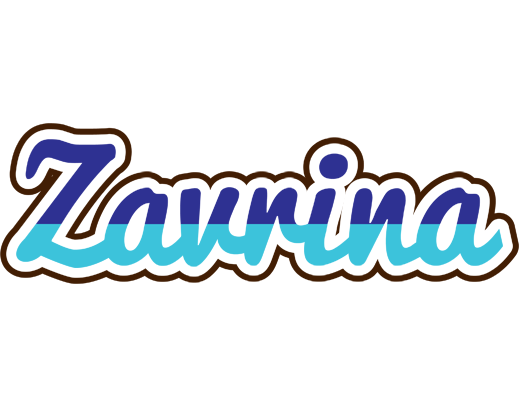 Zavrina raining logo