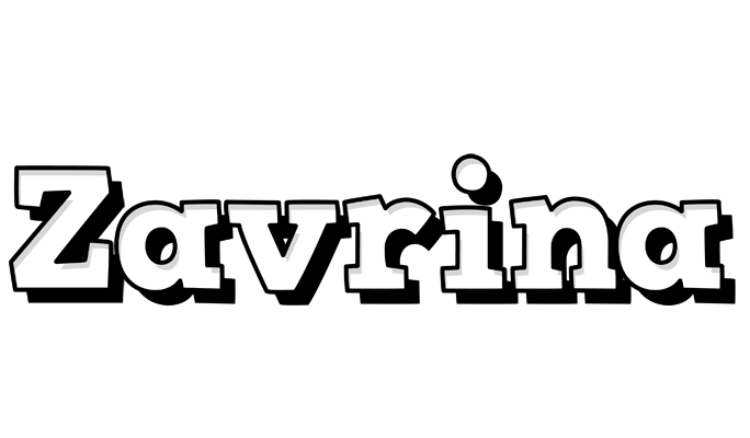 Zavrina snowing logo