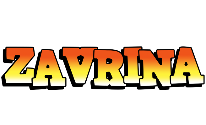 Zavrina sunset logo