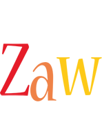 Zaw birthday logo