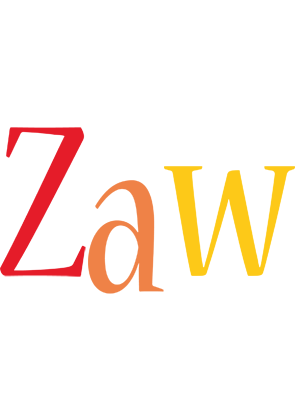 Zaw birthday logo